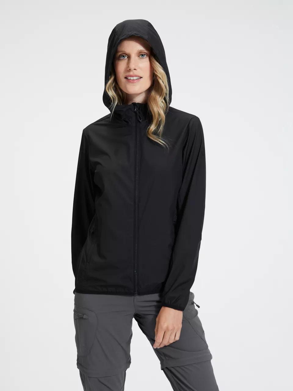 ANWB  Eviane  Windbreaker dames  Lichtgewicht  Zwart   4XL