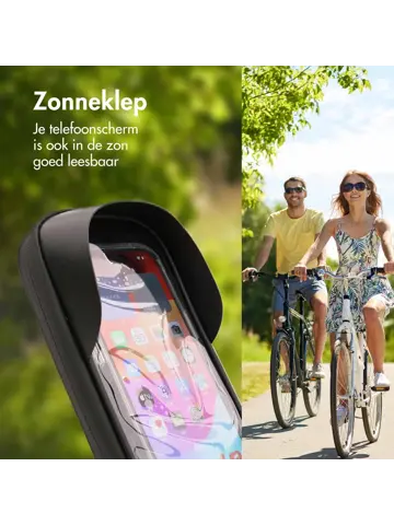 Telefoonhouder Fiets - Waterdicht - Zonneklep