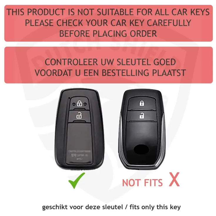 TPU Sleutelhoesje voor Toyota goud B2