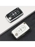 TPU Sleutelhoesje voor Peugeot zwart D3