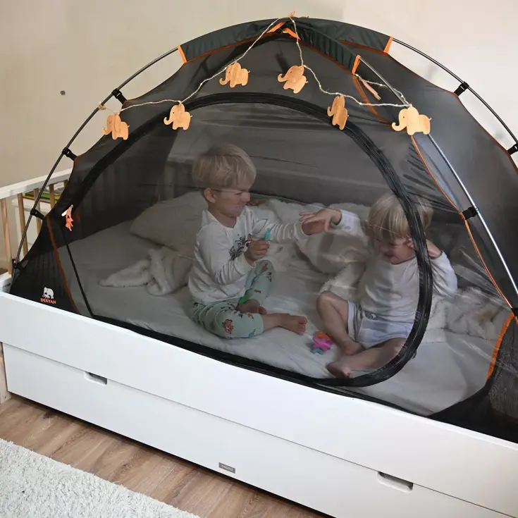 Bedtent Klamboe - 200x90cm - Muggennet - 1mm gaas