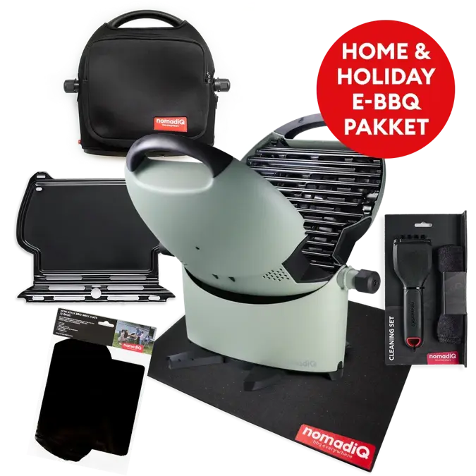 NomadiQ Pakket - HOME & HOLIDAY E-BBQ
