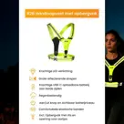 R2B Hardloopvest met Opbergvak oplaadbaar