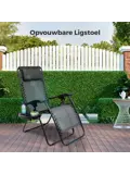 Opvouwbare Tuinstoel – Donkergrijs