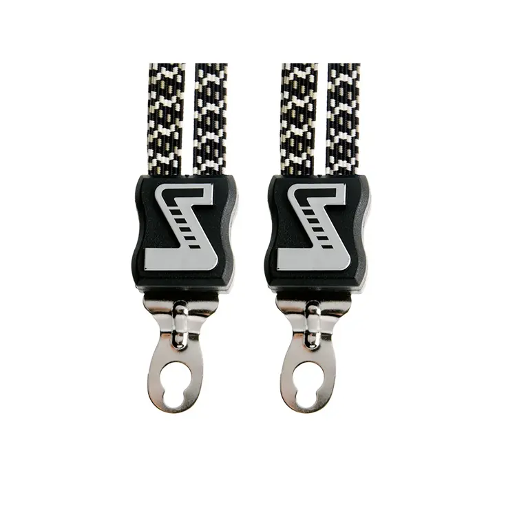 Snelbinder Extra Lang Zwart-Wit voor Fiets