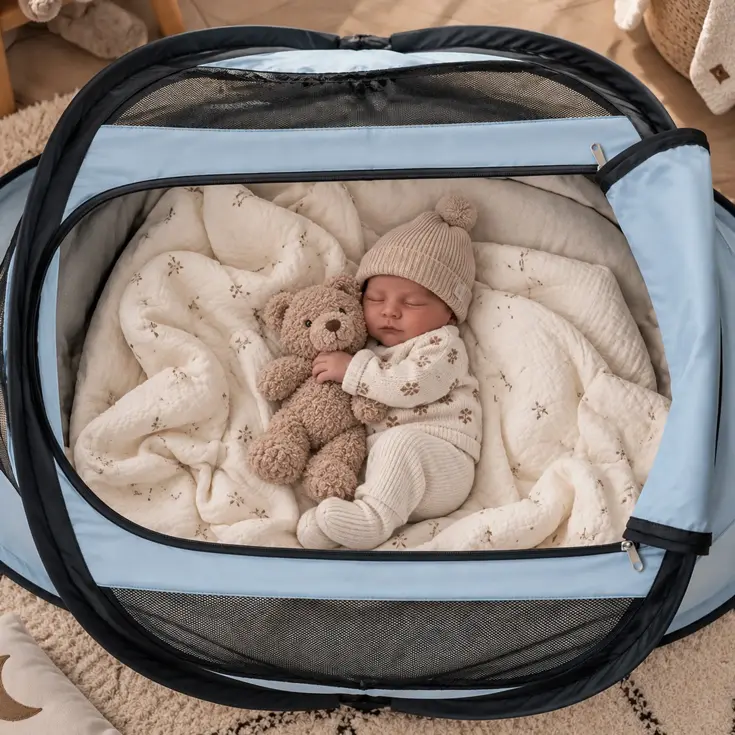 BabyBox Campingbedje - baby tentje - 50% UV