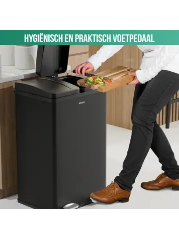Avalo Prullenbak 2x30L - RVS