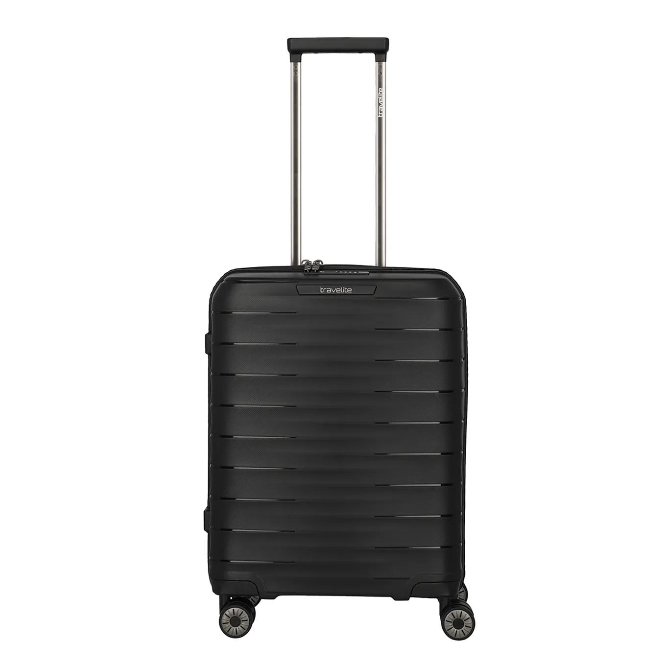 Travelite  Mooby 4W Trolley S black Zwart  Zwart main product image