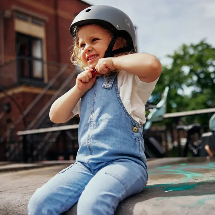 Urban Iki Fietskinderhelm - Grijs