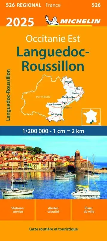 Michelin wegenkaart 526 Languedoc-Roussillon 2025