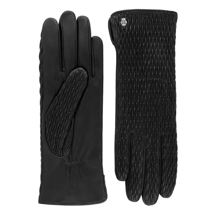 Paris - Dames handschoenen - Leer/Wol - Geribbeld