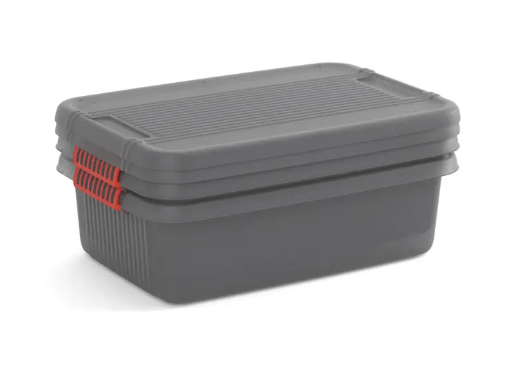 K Latch Opbergbox M - 28L - grijs