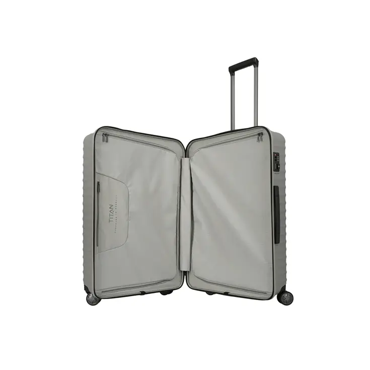 TITAN Litron 4 Wheel Trolley L champagne