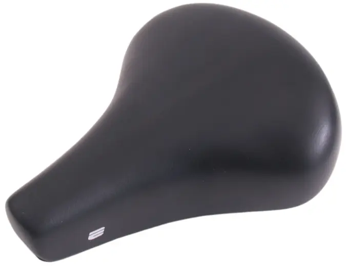 Edge Fietszadel City Retro - Zwart