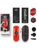Nanopresso Lava Red-portable espresso machine