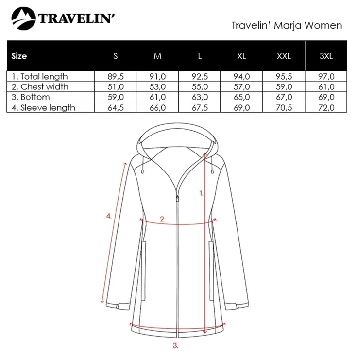 Marja Dames - Softshell Jas - Waterdicht