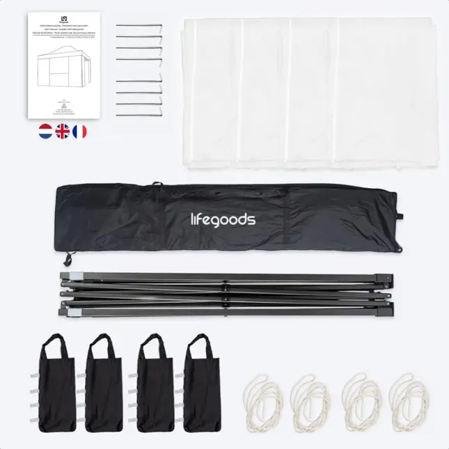 LifeGoods Partytent – 3x4.5 m