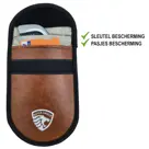 Dutch Shield RFID Autosleutel hoesje bruin