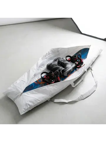 Waterafstotende snowboardtas 180x40x16 cm - Wit
