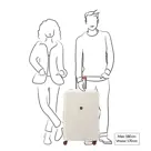Delsey Moncey 4 Wheel Trolley 76 white |97 L