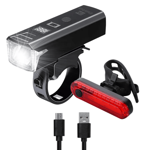 Oplaadbare LED Fietsverlichting set