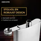 2BEHOME Heupfles met opbergdoos