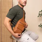 Turelle - Crossbodytas - Slingbag - Leer
