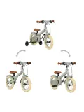 Luxe Kinderfiets 12 inch - 3 in 1 - Loopfiets