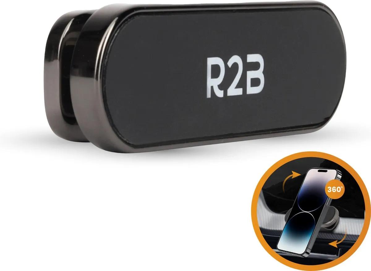 R2B  Telefoonhouder Auto Magnetisch 360˚C Rotatie  Zwart main product image