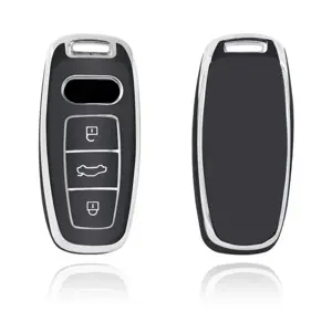 TPU Sleutelhoesje voor Audi zwart D3
