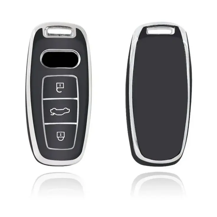 TPU Sleutelhoesje voor Audi zwart D3