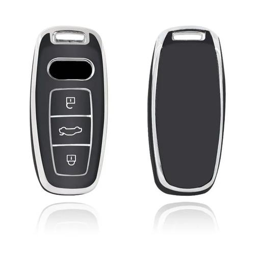 TPU Sleutelhoesje voor Audi zwart D3