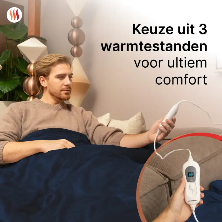 Elektrische Bovendeken XL - 160x120 cm