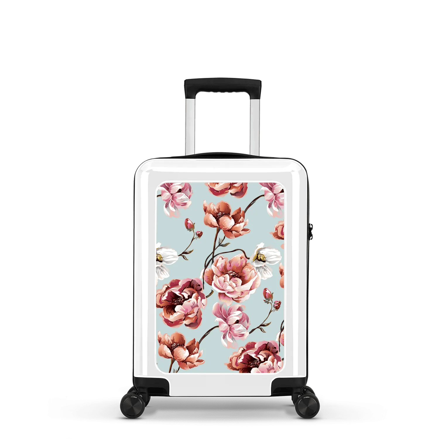 Stickercase  Flower Romance  Handbagage Koffer  54cm  Wit main product image