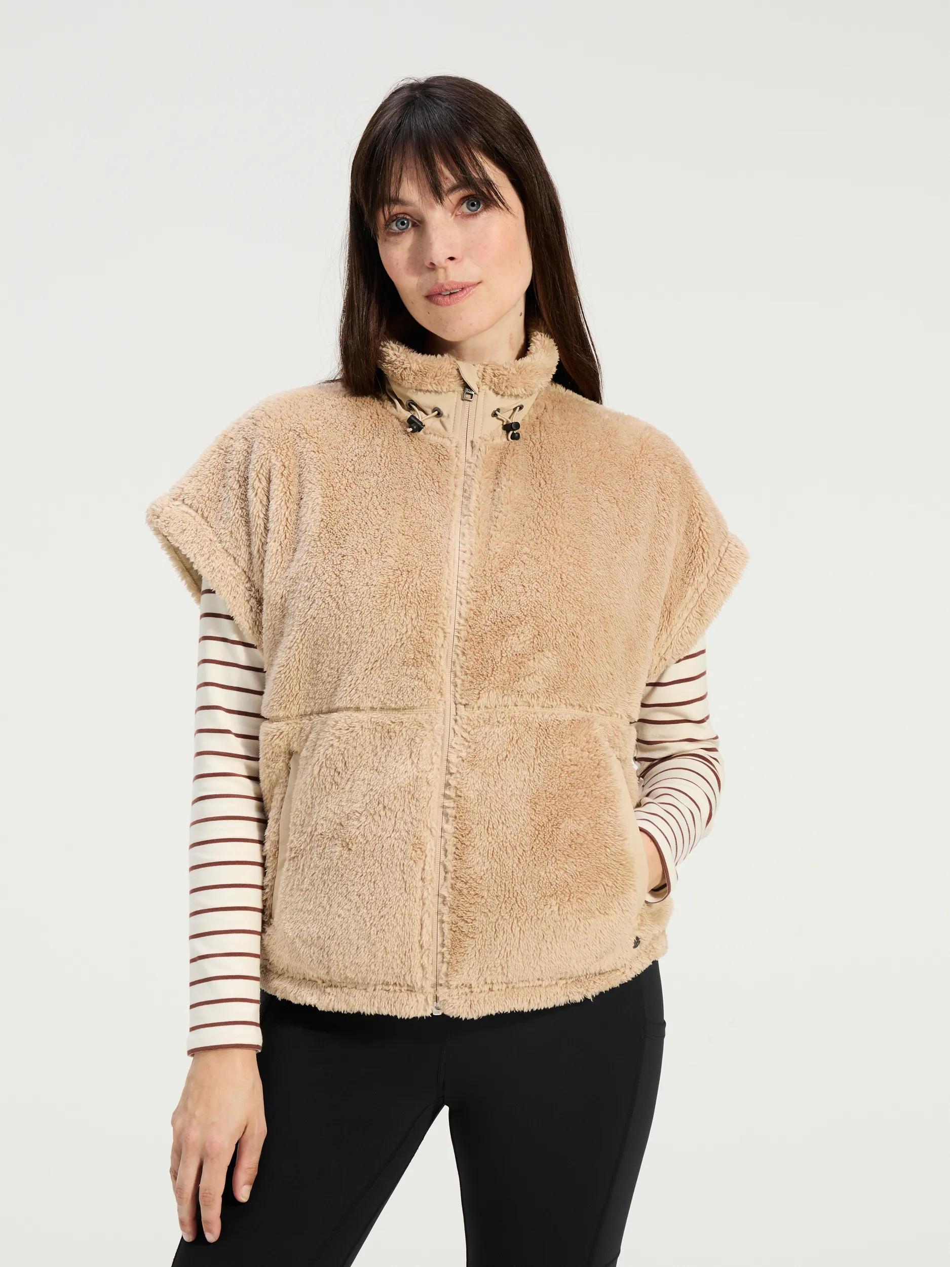 ANWB  Lazo  Fleecebodywarmer dames  Human Nature  Beige   L main product image