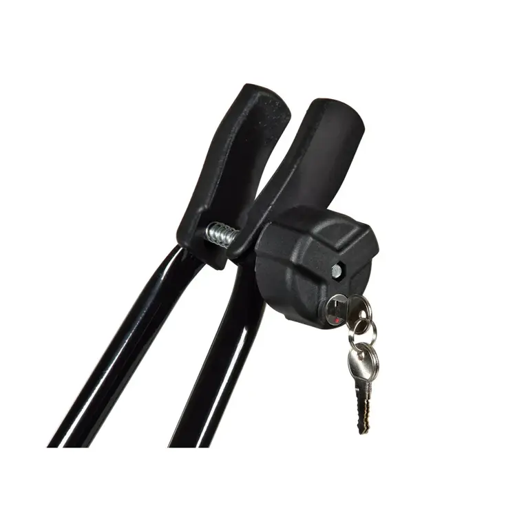 Enkele stalen fietsendrager zwart