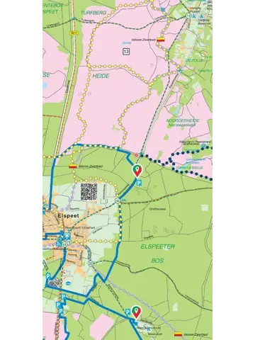 Falk Toeristische Regiokaart Noord-Veluwe