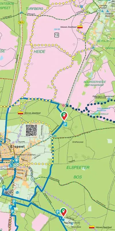 Falk Toeristische Regiokaart Noord-Veluwe