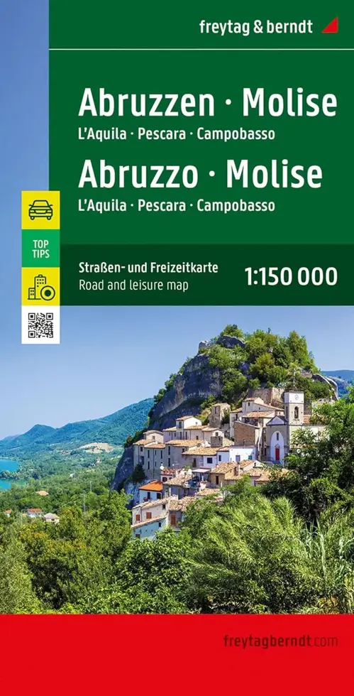 Wegenkaart Abruzzen Molise