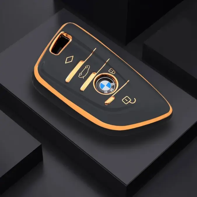Dutch Shield Sleutelhoesje  BMW goud B4a