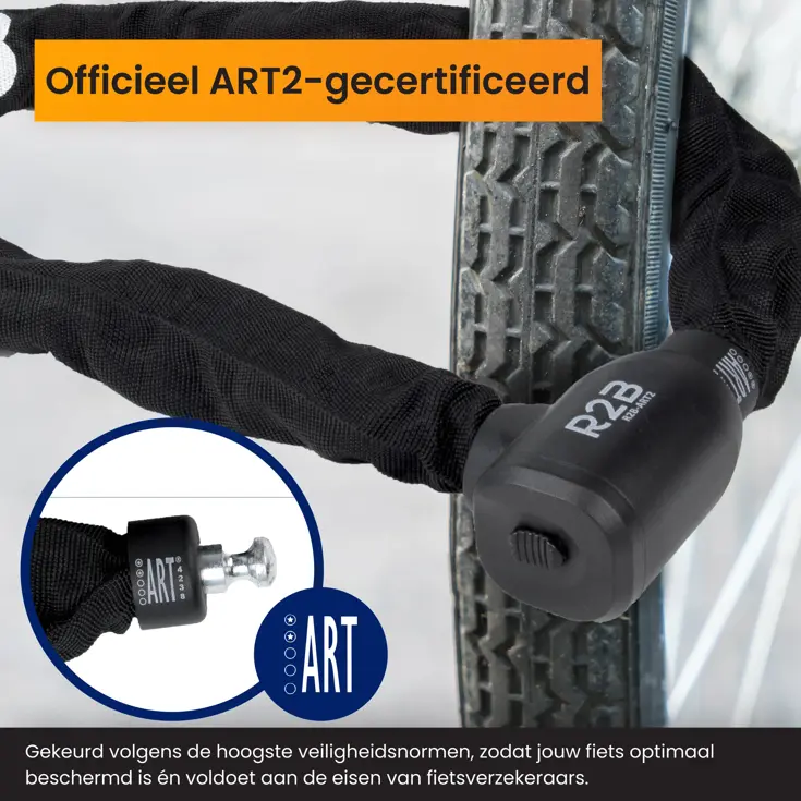 Stevig ART2 Fietsslot voor E-bike - 100 cm