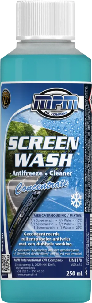 250 ml  winter ruitensproeiervloeistof