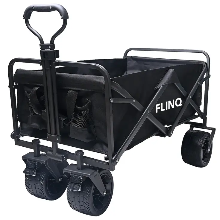 Bolderkar - 100L - 100KG - Zwart