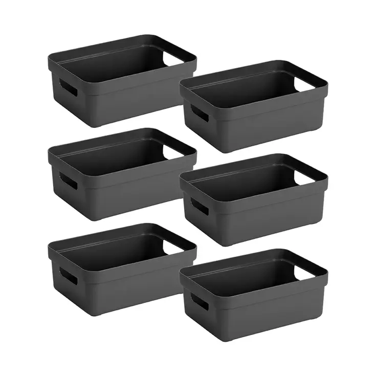 Sigma home - Opbergbox - 9L - 6-delig