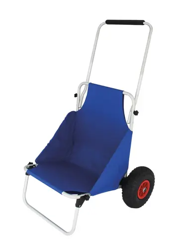 Opvouwbare Lichtgewicht Beach Trailer Blauw
