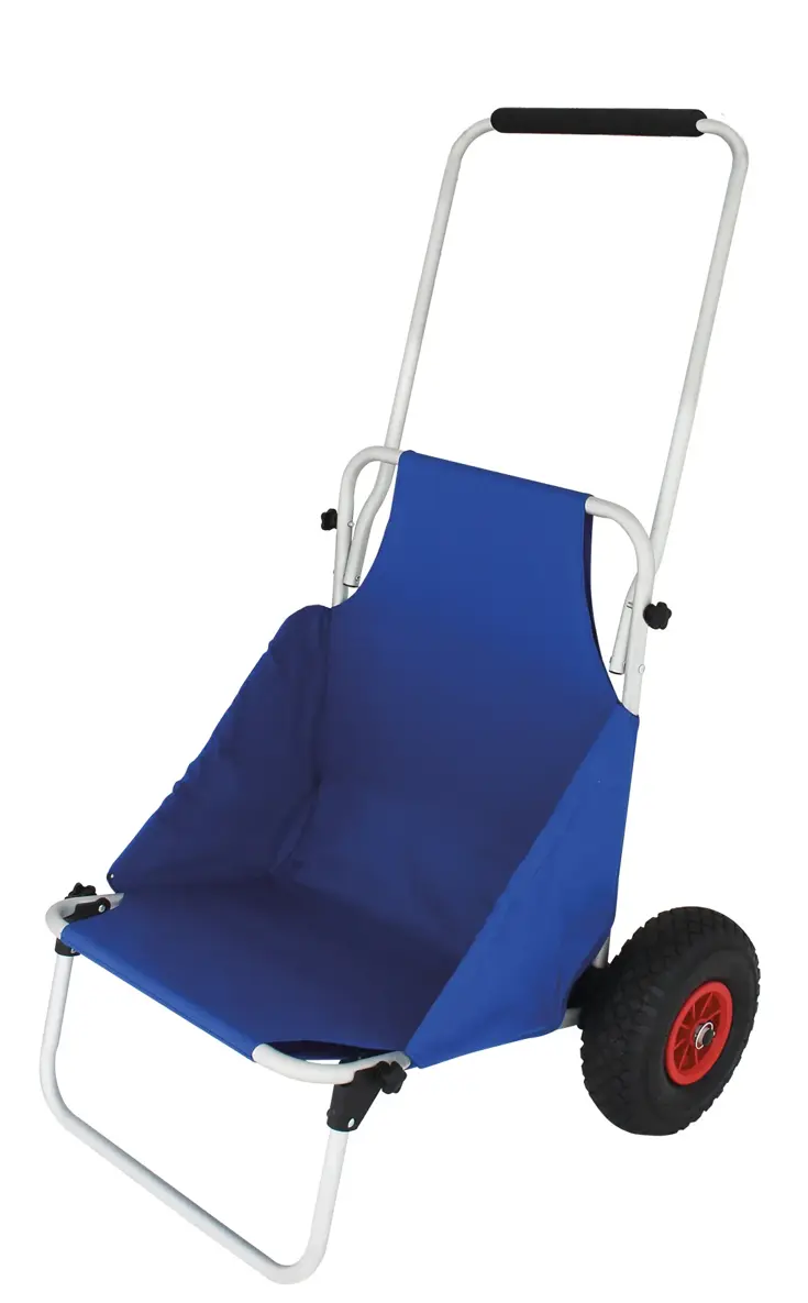 Opvouwbare Lichtgewicht Beach Trailer Blauw