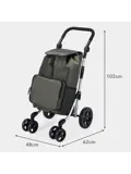 Boodschappentrolley deluxe – 60 liter