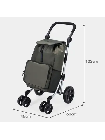 Boodschappentrolley deluxe – 60 liter