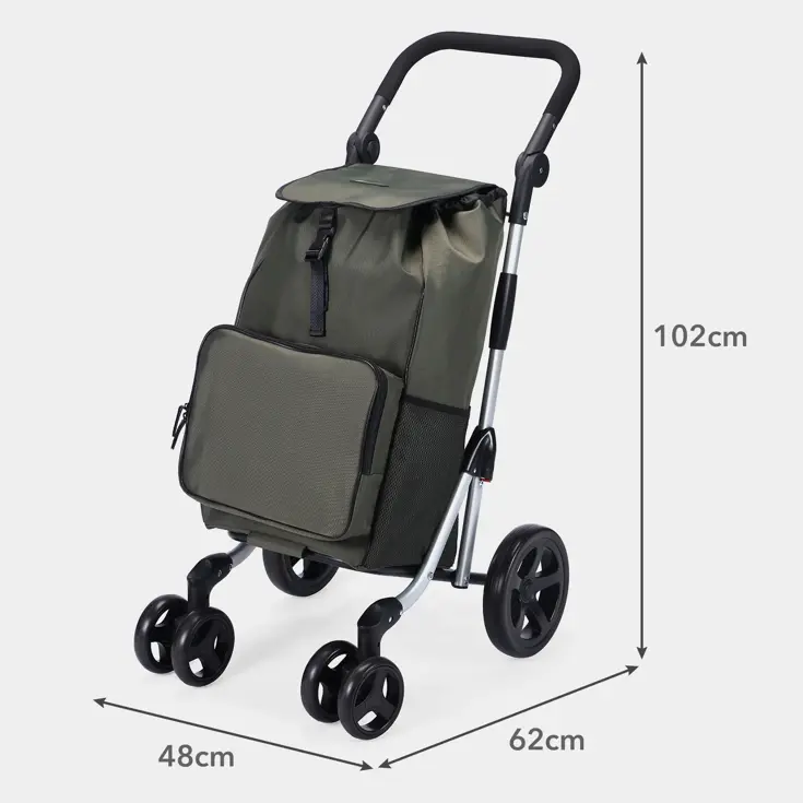 Boodschappentrolley deluxe – 60 liter