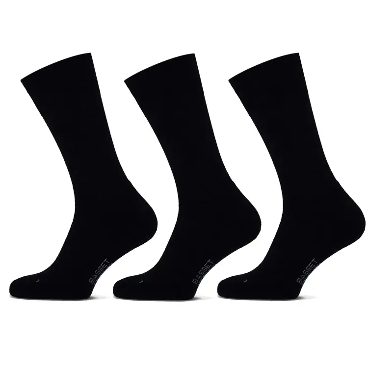 Basset - Casual 3 paar - Merinowollen sokken
